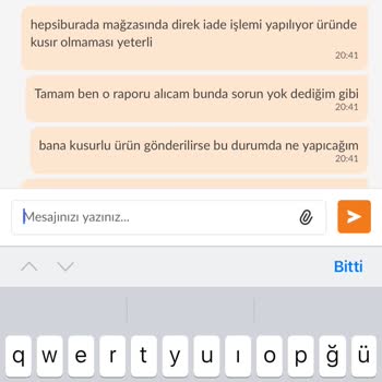 Ürün İadesinde Yaşanan Sorun