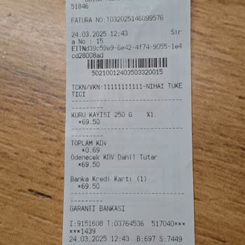 Kuru Kayısı Paket Ağırlığı Sorunu