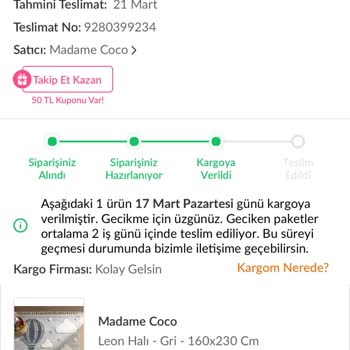 Teslimat Gecikmesi Ve İletişim Sorunlarıyla İlgili Acil Çözüm Talebi