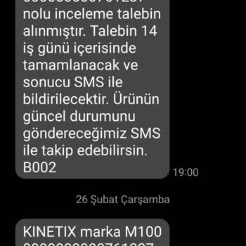 Kinetik Botun Garanti Sürecinde Yaşanan Teslimat Gecikmesi