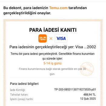Para İadesi Sorunu Ve Banka İletişim Problemi