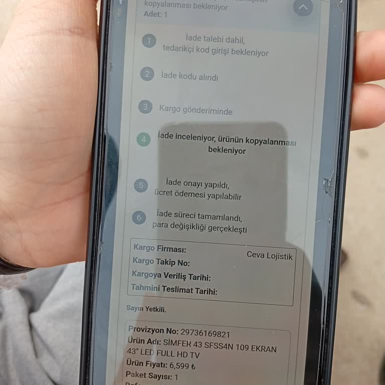 Simfer Televizyon İadesinde Gecikme