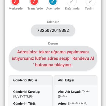 Kuryenet Kayaşehir Şubesi Teslimat Problemi