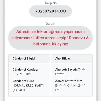 Kuryenet Kayaşehir Şubesi Teslimat Problemi