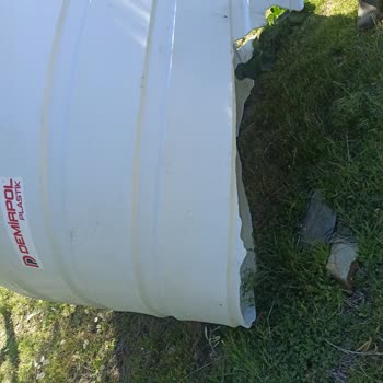 Demirpol Plastik Su Tankı İkiye Ayrılmış!
