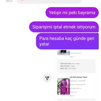 Kargoda Görünen Abaya Takımları Ve İade Sorunu