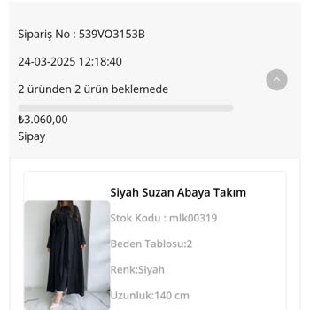 Kargoda Görünen Abaya Takımları Ve İade Sorunu