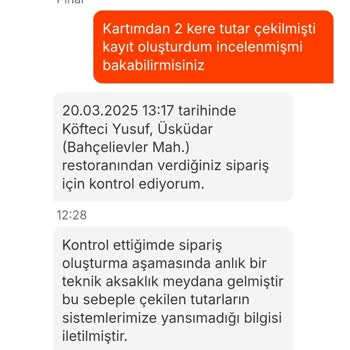 Çifte Çekim Krizi: Migros Yemek'ten Yanıtsız Kalan Sorun