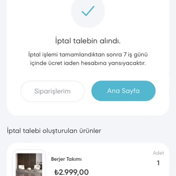 Sipariş İptali Ve Kargo Gecikmesi Sorunu