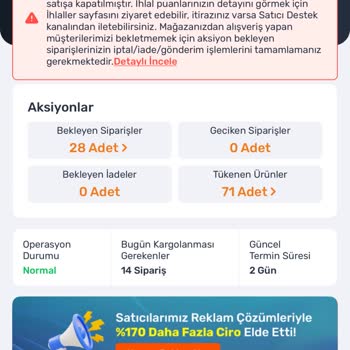 Trendyol'da Haksız Sayfa Kapatma!