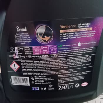 Perwoll Siyahlar İçin Deterjan Renk Soldurdu