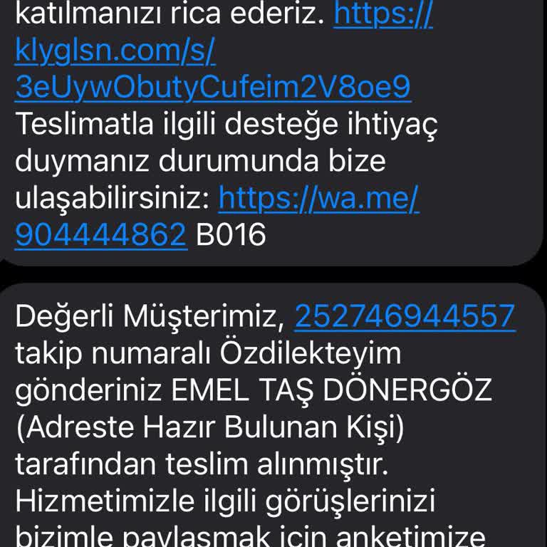 Teslim Edilmeyen Kargo Ve Yanıltıcı Bilgilendirme