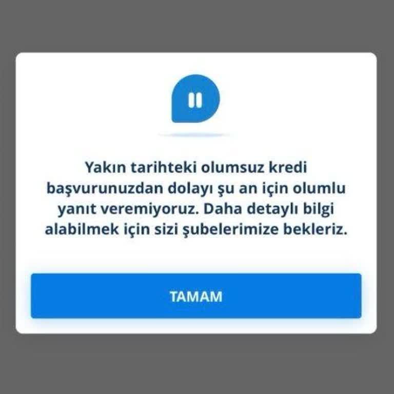 Onaylı Kredi, Kullanılamayan Çıkmaz