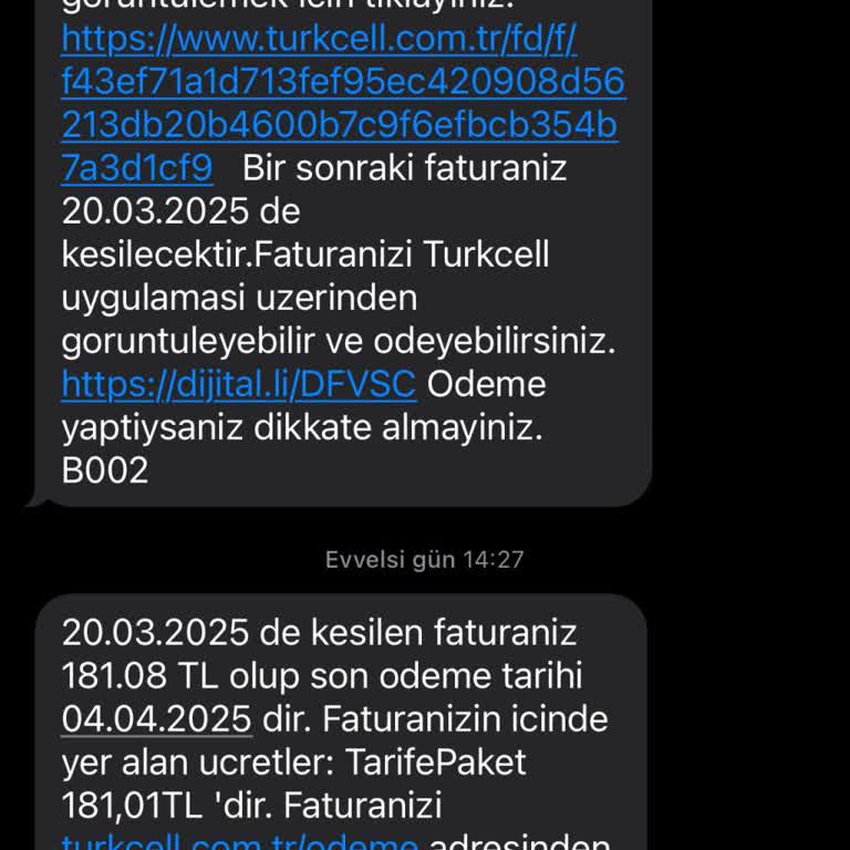 Yanlış Faturalandırma: Turkcell Müşterisi Olmadığım Halde Fatura Kesildi