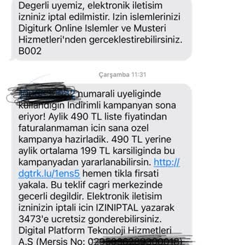 Tekrarlayan Mesajlarla Rahatsız Ediliyorum