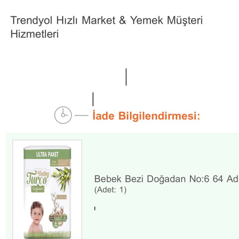 Trendyol GO Alışverişinde İade Sorunu Ve Kayıp Ürün