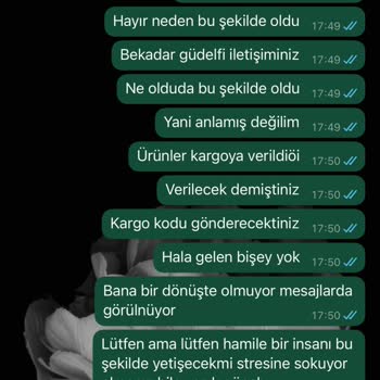 Sipariş Verdim, Ürünler Gelmedi!