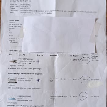 Vivense Mağazasında Teslim Edilemeyen Ürün Sorunu