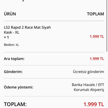 EFT İle Sipariş Verdim, Ürünüm Gönderilmedi