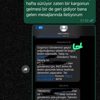 MNG Kargo'nun Teslimat Sorunları Ve Yetersiz İletişim