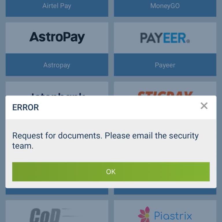 1xBet Withdrawal Issue