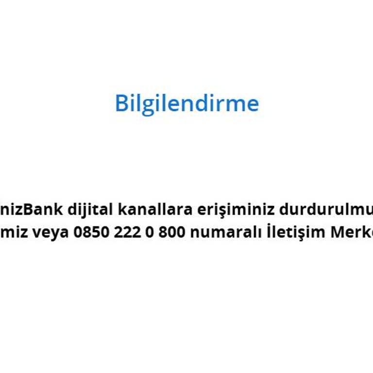 İnternet Bankacılığına Erişim Engeli Ve Yetersiz Destek