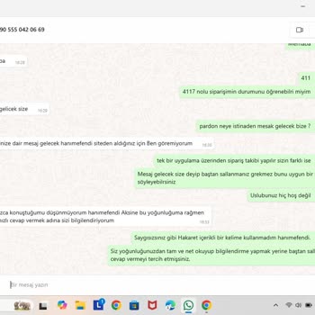 İlgisiz Müşteri Hizmeti Ve Belirsiz Sipariş Süreci
