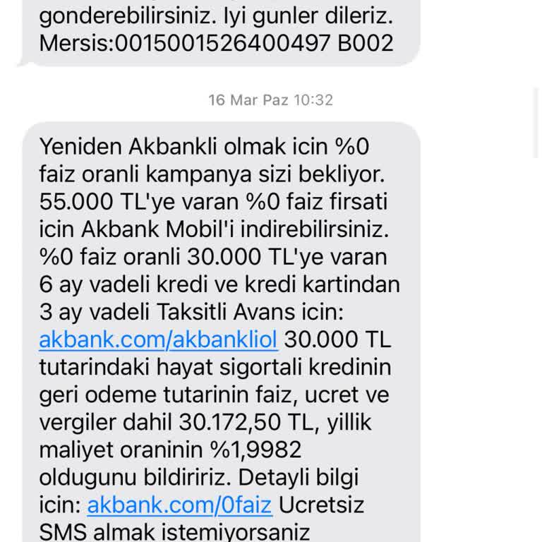 Akbank'ın 0 Faiz Kampanyası Hayal Kırıklığı