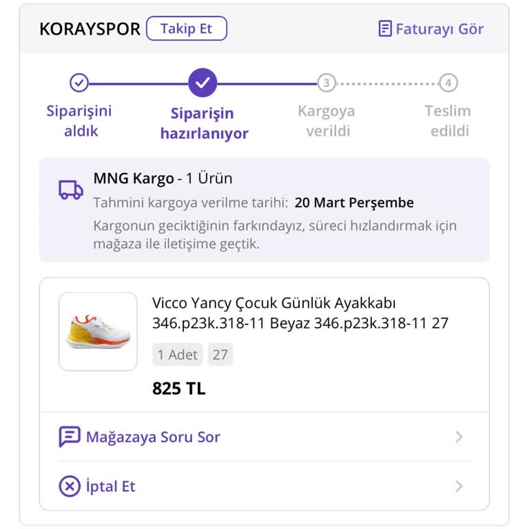 Satıcıdan Kargolanmayan Ayakkabı Ve Dalga Geçen Cevaplar