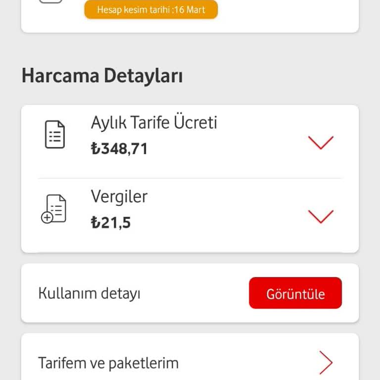 Vodafone Tarife Değişikliğinde Yanlış Ücretlendirme Sorunu