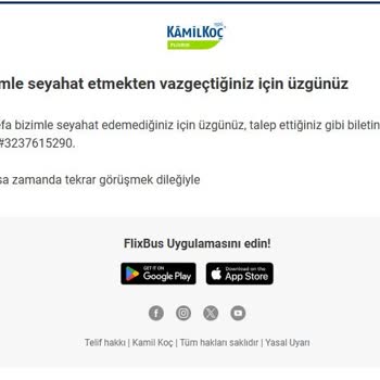 İptal Edilen Sefer Sonrası Geciken Para İadesi