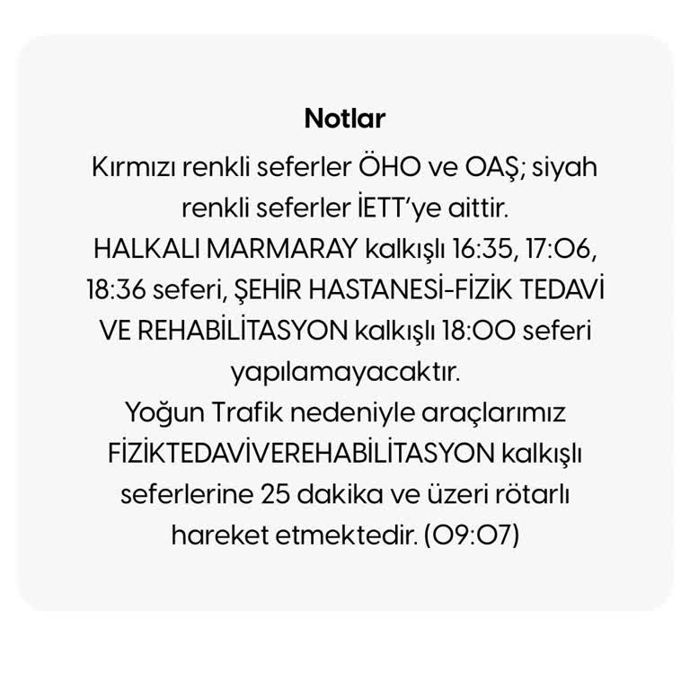 Mr50 Otobüs Seferlerinin Sorunları Ve İyileşmeyen Koşullar