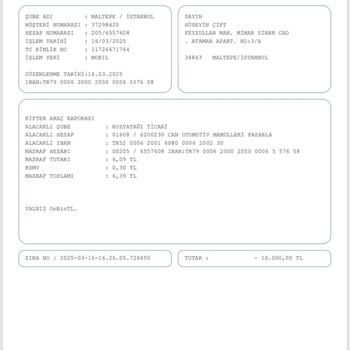 Önceden Ödenen Araç Fiyatına Zam Uygulaması