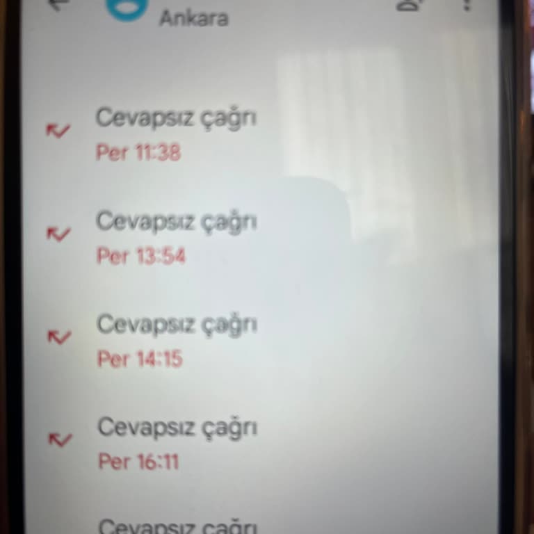 03125242882 Farklı Saatlerde Arama Gelmesi