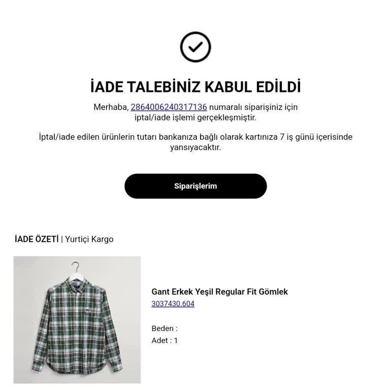 Online Satış Mağazasında Sipariş İptali ve Müşteri Hizmetleri Sorunları