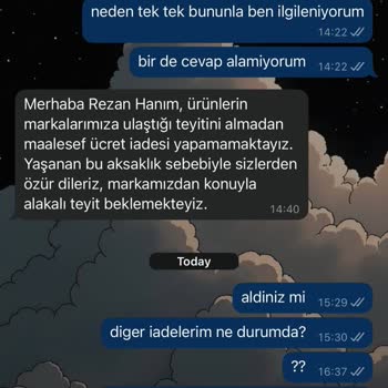 İade Edilmeyen Ürünler Ve Yanıltıcı Müşteri Hizmetleri