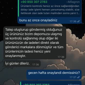 İade Edilmeyen Ürünler Ve Yanıltıcı Müşteri Hizmetleri