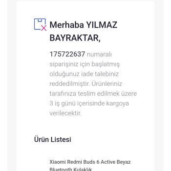 Fatura Sorunu Ve İade Talebine Yanıt Alınamaması