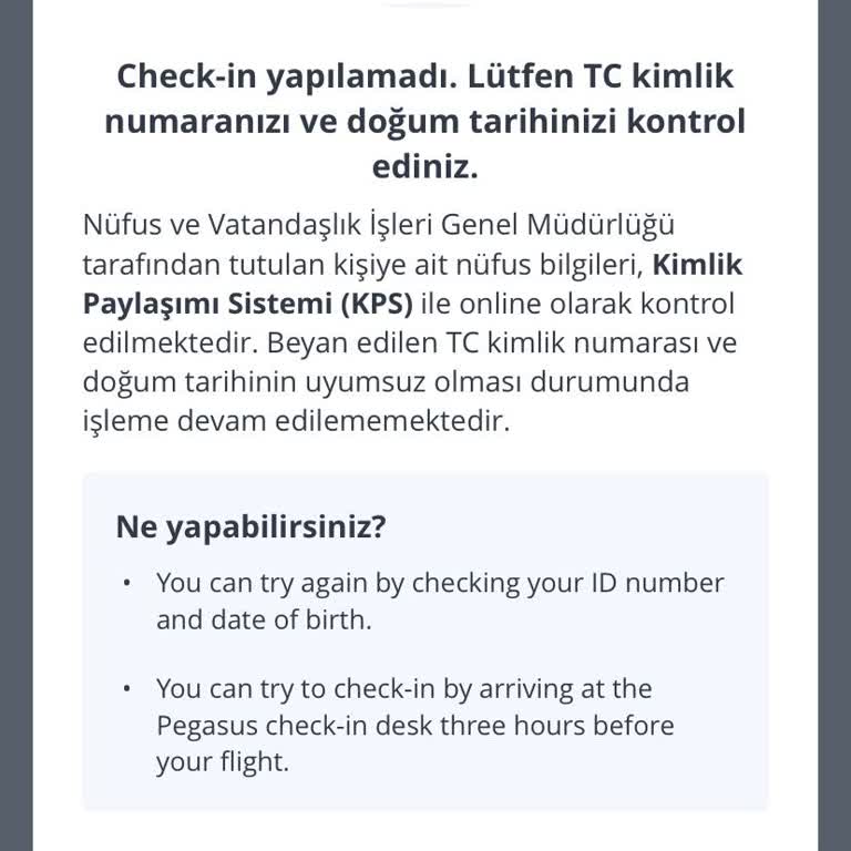 Online Check-in Sorunu: Çözüm Bekleyen Müşteri