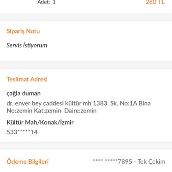 Yanlış Adrese Giden Siparişin İptalinde Ücret İadesi Sorunu