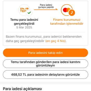 Para İadesi Beklerken Sabrım Tükeniyor