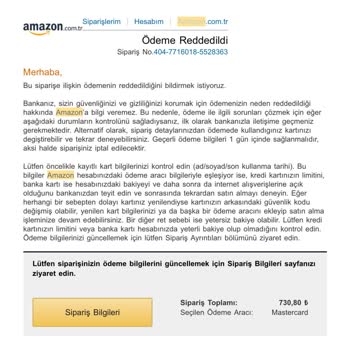 Amazon'da İptal Edilen Siparişin Ücret İadesi Sorunu