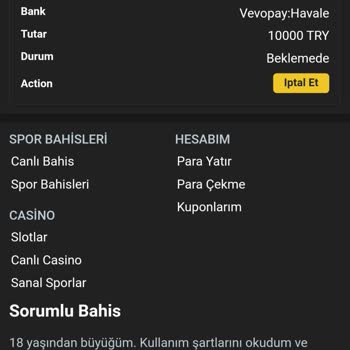 Kazanç Ödemesi Beklemeye Alındı