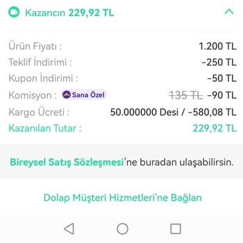 Dolap'ta Şok Edici Kesinti: 1200 TL'lik Pusetin 700 TL'si Kayboldu