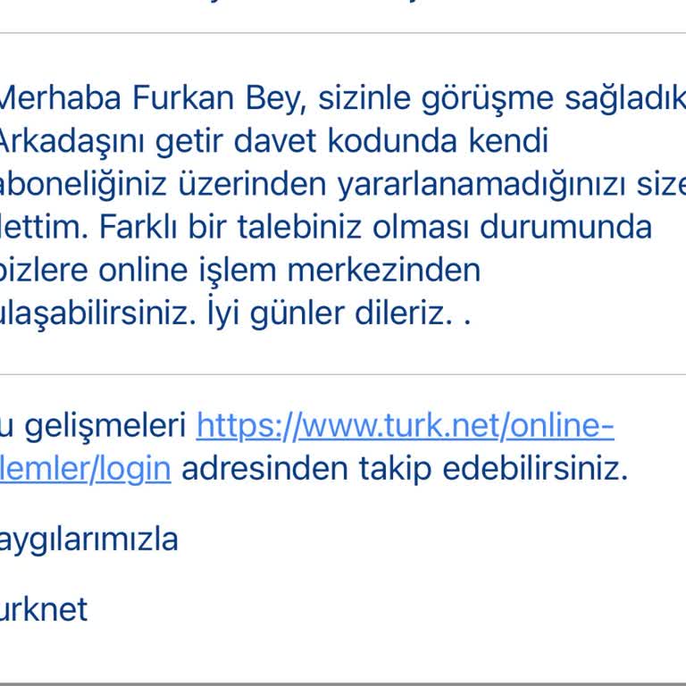 TurkNet Kampanya Şartları Ve Müşteri Memnuniyeti Sorunu