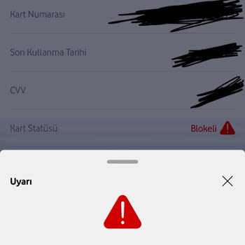 Vodafone Pay Kart Blokesi Ve İade Sorunu