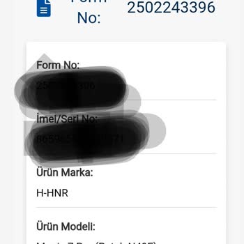 Vatan Bilgisayar'dan Alınan Telefonun Seri Numarası Sorunu
