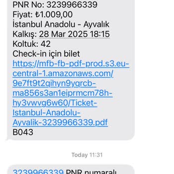 Bilet İptalinde Yaşanan Sorun Ve Para İadesi Talebi