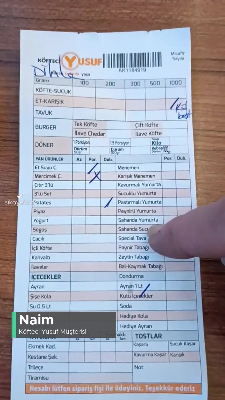 Köfteci Yusuf Etsiz Menüler Sunuyor, Et Çeşidi Yok! videonun kapak resmi