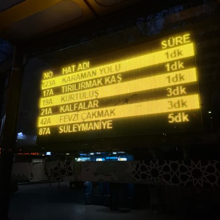 Konya Büyükşehir Belediyesi Otobüs Seferlerindeki Aksaklıklar